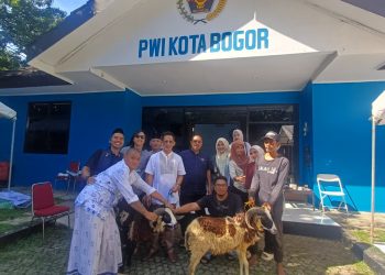 Kurban di PWI Kota Bogor, Jenal Mutaqin Maknai Idul Adha sebagai Simbol Kolaborasi