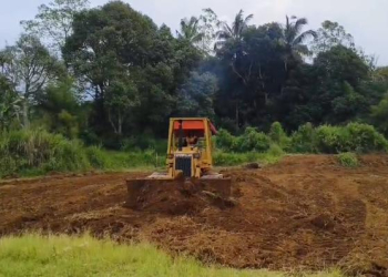 Dana Desa 2026, Pemdes Pasir Jaya Bangun Lapangan Sepak Bola di Kampung Sinagar