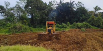 Dana Desa 2026, Pemdes Pasir Jaya Bangun Lapangan Sepak Bola di Kampung Sinagar