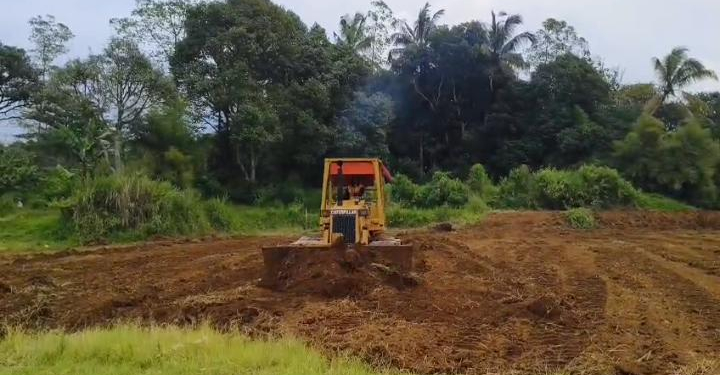 Dana Desa 2026, Pemdes Pasir Jaya Bangun Lapangan Sepak Bola di Kampung Sinagar