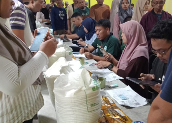 Desa Sukamantri Penyaluran  Bantuan Pangan