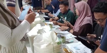 Desa Sukamantri Penyaluran Bantuan Pangan