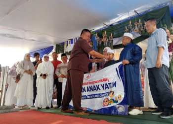 PT TFJ Gandeng Pemdes Cimande Hilir Rutin Santuni Ribuan Yatim