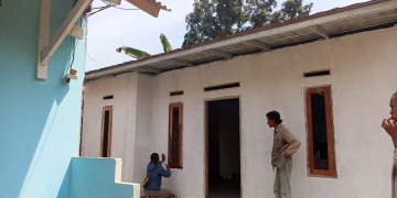 Murni Dukungan Sponsor, Bedah Rumah PWO Rampungkan Rumah Udin