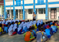 Kapolsek Caringin Berikan Penyuluhan Bahaya Narkoba dan Bullying pada Siswa Baru SMPN 2 Caringin