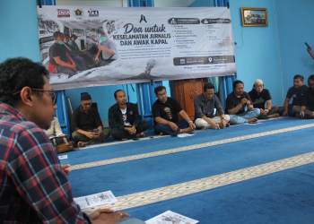 Lima Jurnalis Hilang saat Liputan Erupsi Gunung Anak Krakatau, Jurnalis Bogor Gelar Doa Bersama