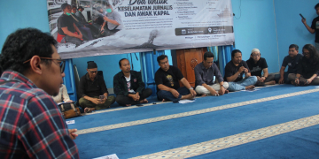 Lima Jurnalis Hilang saat Liputan Erupsi Gunung Anak Krakatau, Jurnalis Bogor Gelar Doa Bersama
