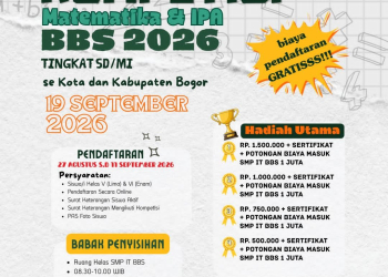 SMP IT BBS kembali gelar Kompetisi Matematika dan IPA ke-4