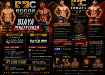 Waroeng Atmosfer Gelar Bogor Body Contest Seri 2 Siapkan Hadiah Menarik