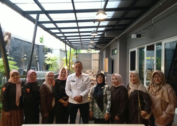 Pitaloka Audien dengan Bakesbangpol, Perkuat Kemitraan Pemberdayaan Perempuan