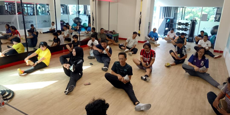 Lewat Kolaborasi, Red Fitness Ajak Wartawan PWI Kota Bogor Jaga Kebugaran